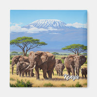 Amboseli Nationaal Park Kenia Olifanten