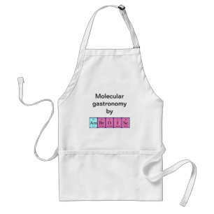 Ambroise periodieke table name apron standaard schort