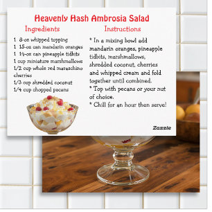 Ambrosia Salade Recept Kaart