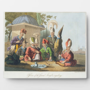 Ambtenaren van het groothertogdom Seraglio, gegrav Fotoplaat