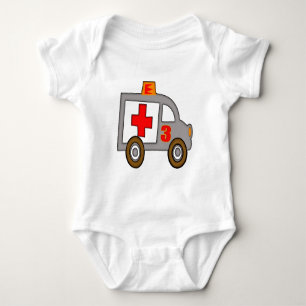 Ambulance 3rd Birthday Gifts Romper