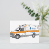 Ambulance Briefkaart (Staand voorkant)