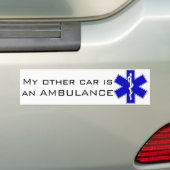 Ambulance Bumpersticker (Op auto)