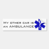 Ambulance Bumpersticker (Voorkant)