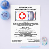 Ambulance Design, EMT, Paramedic Flyer (Enkel)