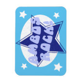 Ambulance Driver Ambos Rock Fun Blue Magneet (Verticaal)