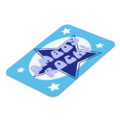 Ambulance Driver Ambos Rock Fun Blue Magneet (Linkerzijde)