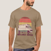 Ambulance driver Retro T-shirt (Voorkant)