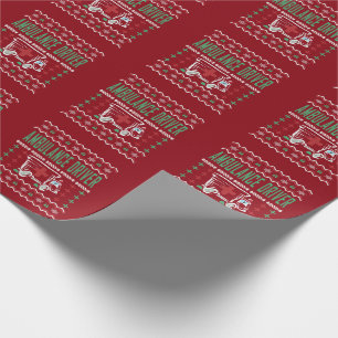 Ambulance Driver Ugly Kerstmis Sweater Cadeaupapier