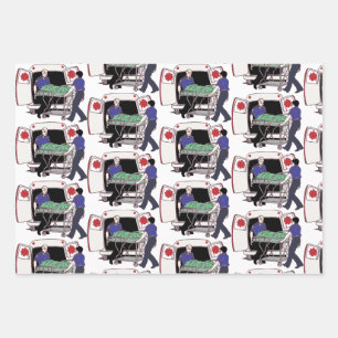 Ambulance Emergency Services Paramedics Inpakpapier Vel