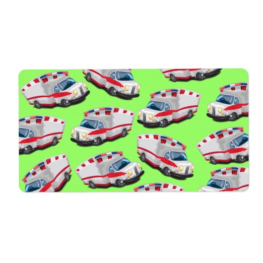 Ambulance Etiket (Voorkant)