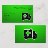 Ambulance; Groen Visitekaartje (Voorkant / Achterkant)