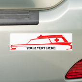 AMBULANCE Logo Bumpersticker (Op auto)