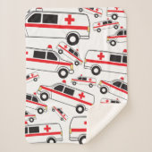 Ambulance Patroon Sherpa Deken (Voorkant)