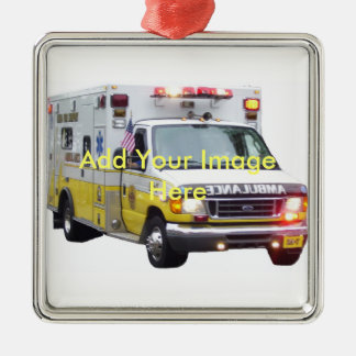 Ambulance Photo Ornament