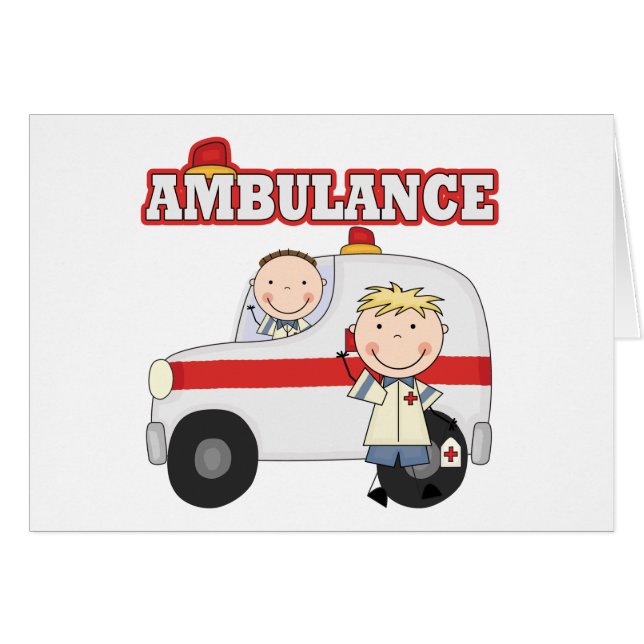 Ambulance T-shirts en cadeautjes (Voorkant Horizontaal)