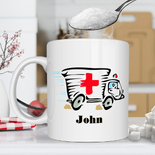 Ambulance Verpleegkundige Medisch Koffiemok