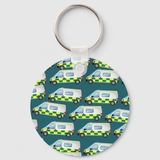 Ambulance Wallpaper Sleutelhanger (Voorkant)