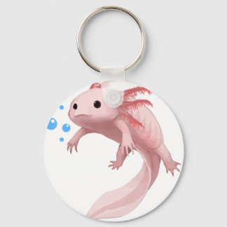 Ambystoma Mexicanum Cute Axolotl Tieners Toddler K Sleutelhanger