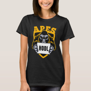 AMC - apes samen sterk - stock Hodl to the Moo T-shirt