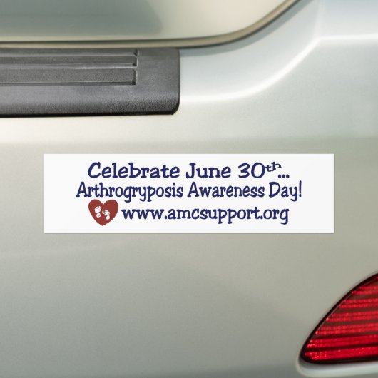 AMC Awareness Day Bumpersticker (Op auto)