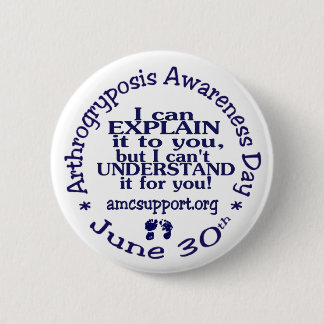 AMC Awareness Day Pin Ronde Button 5,7 Cm