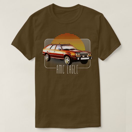 AMC Eagle Retro Classic Lover Design T-shirt (Design voorkant)