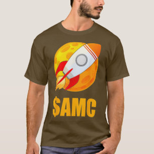 AMC Funny Stocks Rocket Stonk Trading Mans T-shirt