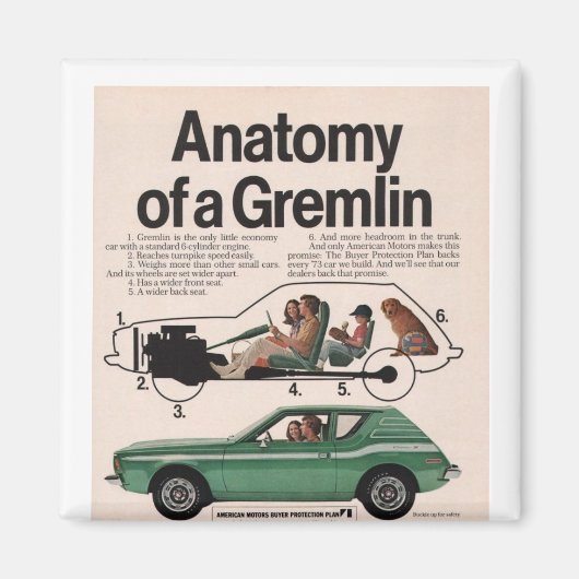 AMC Gremlin Magnet Magneet (Voorkant)
