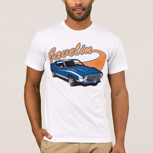 AMC Javelin (blauw) T-Shirt (Voorkant)