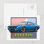 AMC_Javelin_Blue Briefkaart (Voorkant / Achterkant)
