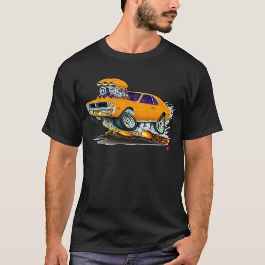 AMC Javelin Oranje auto T-shirt (Voorkant)