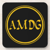 AMDG BIER ONDERZETTER (Voorkant)