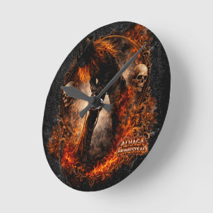 Âme de la ferme - Horloge ronde