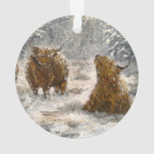 Âme des Highlands : Vaches enneigées fantaisistes  (dos)