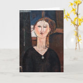 Amedeo Modigliani - Antonia Kaart (Gele Bloem)