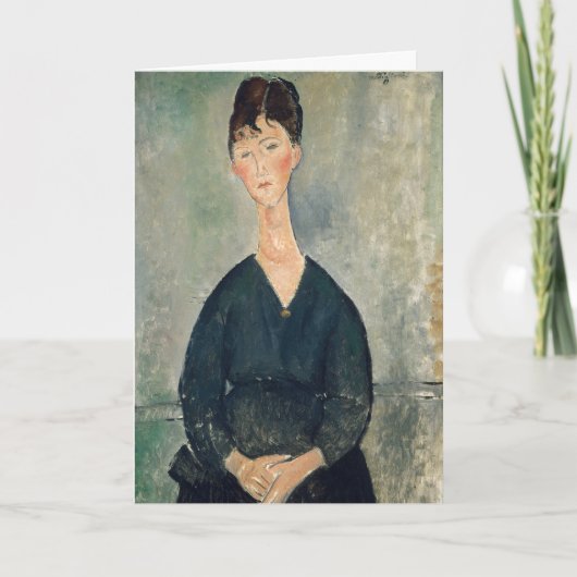 Amedeo Modigliani - Cafe singer Kaart (Voorkant)