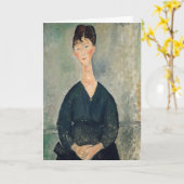 Amedeo Modigliani - Cafe singer Kaart (Gele Bloem)