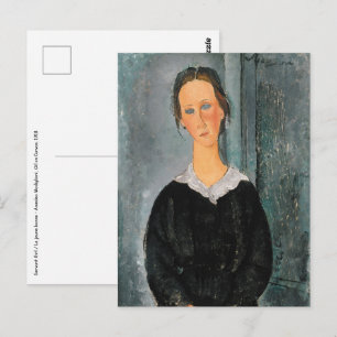 Amedeo Modigliani - Dienstmeisje Briefkaart