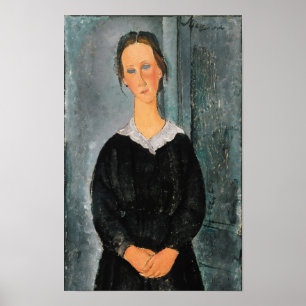 Amedeo Modigliani - Dienstmeisje Poster