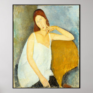 Amedeo Modigliani echtgenote Portrait Poster