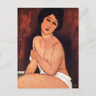 Amedeo Modigliani Grote Zittende Vrouw Briefkaart