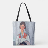 Amedeo Modigliani - Gypsy Vrouw met Baby Draagtas (Achterkant)