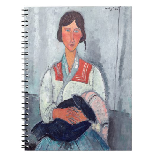 Amedeo Modigliani - Gypsy Vrouw met Baby Notitieboek (Voorkant)