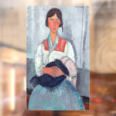Amedeo Modigliani - Gypsy Vrouw met Baby Raamsticker (Vel 2)