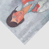 Amedeo Modigliani - Gypsy Vrouw met Baby Tissuepapier (Detail)