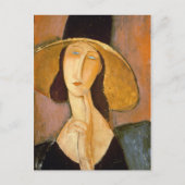 Amedeo Modigliani - hoofd van een vrouw Briefkaart (Voorkant)