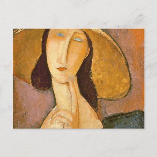 Amedeo Modigliani - hoofd van een vrouw Briefkaart (Voorkant)