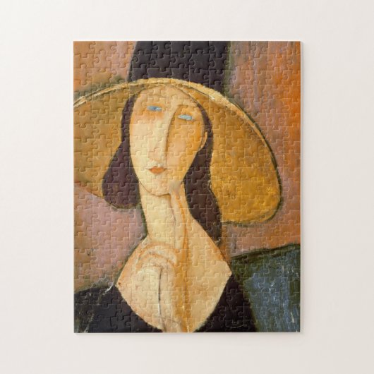 Amedeo Modigliani - hoofd van een vrouw Legpuzzel (Verticaal)