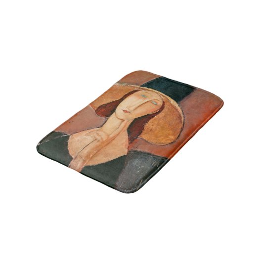 Amedeo Modigliani - Jeanne Hebuterne in groot Pet Badmat (Gekanteld)